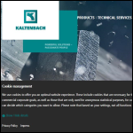 Screen shot of the Kaltenbach Ltd website.