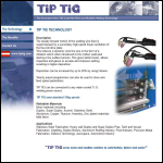 Screen shot of the TIP TIG UK website.