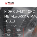 Screen shot of the T W Ward CNC Machinery Ltd website.