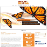 Screen shot of the Upfront & Personnel Ltd website.