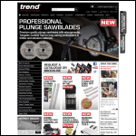 Screen shot of the Trend Machinery & Cutting Tools Ltd website.