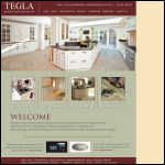 Screen shot of the Tegla Furniture website.