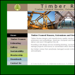 Screen shot of the Timber Routes website.