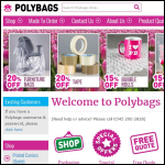Screen shot of the Polybags Ltd website.
