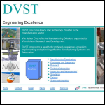 Screen shot of the DVST Ltd website.