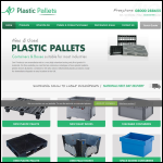 Screen shot of the Associated Pallets Ltd website.