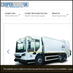 Screen shot of the Cooper Group UK website.