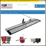 Screen shot of the UK Framing Supplies website.