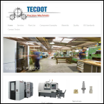 Screen shot of the Tec. Precision Engineers Ltd website.