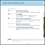 Screen shot of the Agie Charmilles Ltd website.