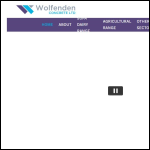 Screen shot of the Wolfenden Concrete Ltd website.