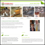 Screen shot of the Sterling Foodservice Design website.
