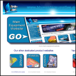 Screen shot of the Blue Water Supplies Ltd website.