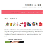 Screen shot of the Keyfobs Galore Ltd website.