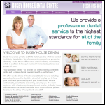 Screen shot of the Busby House Dental Centre website.