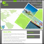 Screen shot of the Ap Show Logistics Ltd website.
