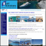 Screen shot of the Sail Ionian website.
