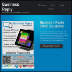 Screen shot of the Business Reply Ltd website.