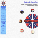 Screen shot of the Britannia Super Fine Ltd website.