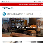 Screen shot of the True Manufacturing UK website.