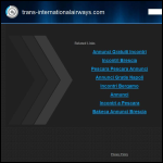 Screen shot of the Trans International Airways website.