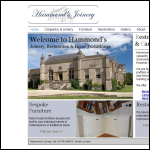 Screen shot of the Hammonds Restoration website.