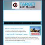 Screen shot of the Target Civil Engineering Ltd website.