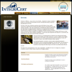 Screen shot of the IntegraCert Ltd website.