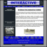 Screen shot of the Interactive Manufacturing website.