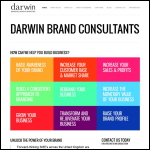 Screen shot of the Darwin Brand Consultants website.