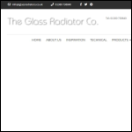 Screen shot of the The Glass Radiator Company Ltd website.