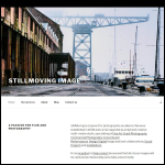Screen shot of the StillMoving Image Photography Services website.
