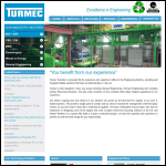Screen shot of the Turmec Engineering website.