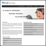 Screen shot of the Cls Business & Development Ltd website.