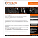 Screen shot of the Opticron website.