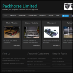 Screen shot of the Packhorse Ltd website.