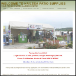 Screen shot of the Nailsea Patio Supplies website.