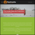 Screen shot of the Reelmedia Digital Productions Ltd website.