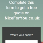 Screen shot of the NICE UK website.