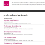 Screen shot of the PreferredMerchant website.