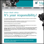 Screen shot of the Vigilance Engineering Safety Products Ltd website.