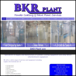 Screen shot of the BKR Plant website.