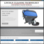 Screen shot of the Lincoln Cleaning Technology website.