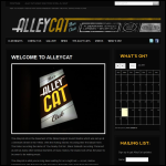 Screen shot of the Alley Cat Creative Ltd website.
