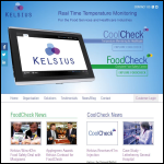 Screen shot of the Kelsius website.