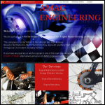 Screen shot of the Amac Engineering website.