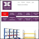 Screen shot of the Ossett Storage Systems Ltd website.