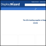 Screen shot of the Display Wizard Ltd website.