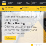 Screen shot of the Dura Composites Ltd website.
