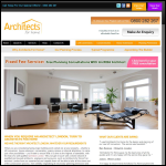 Screen shot of the Architects for Home website.